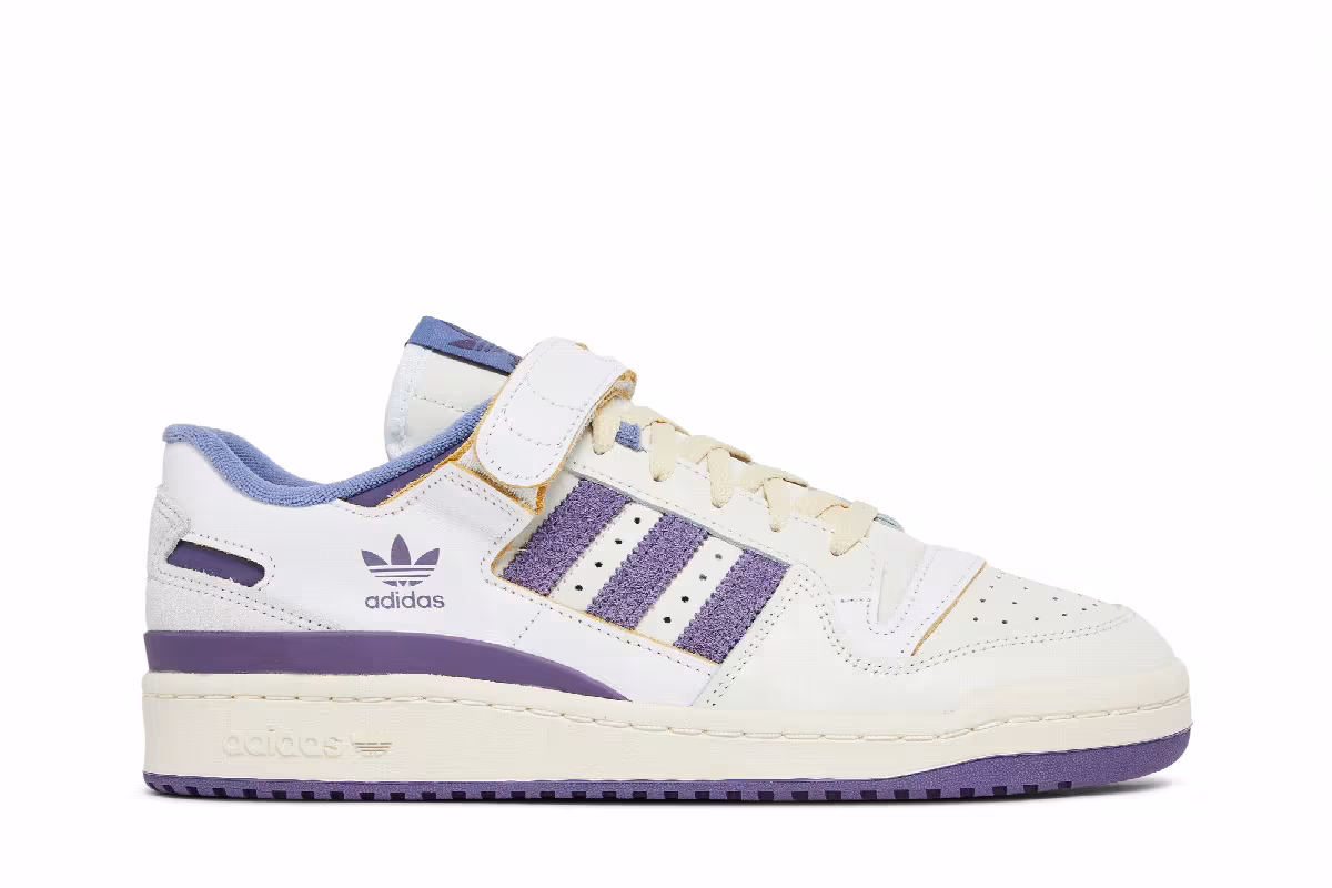 adidas Forum 84 Low White College Purple, view 2