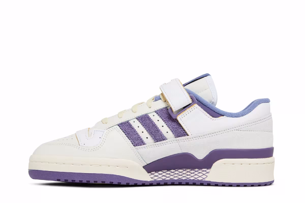 adidas Forum 84 Low White College Purple, view 4
