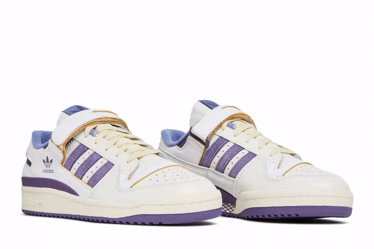 adidas Forum 84 Low White College Purple, view 9