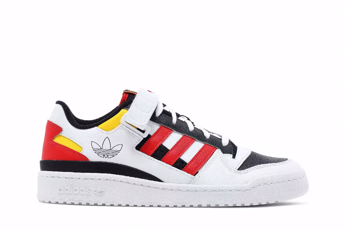 adidas Forum Low Legend Ink Red, view 2
