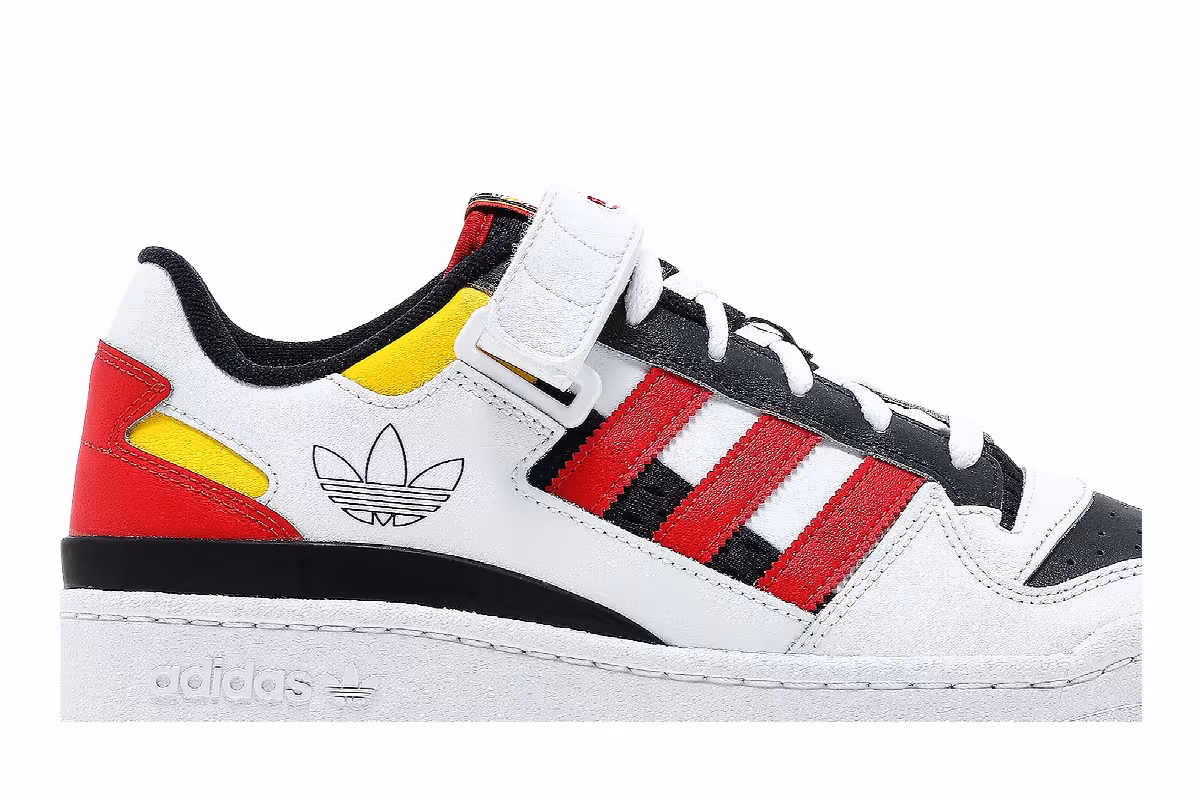 adidas Forum Low Legend Ink Red, view 3