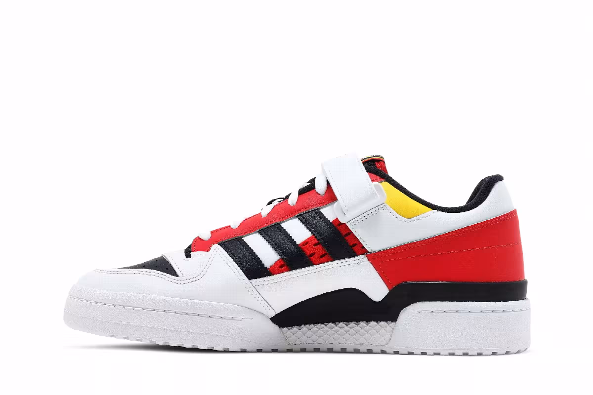 adidas Forum Low Legend Ink Red, view 4
