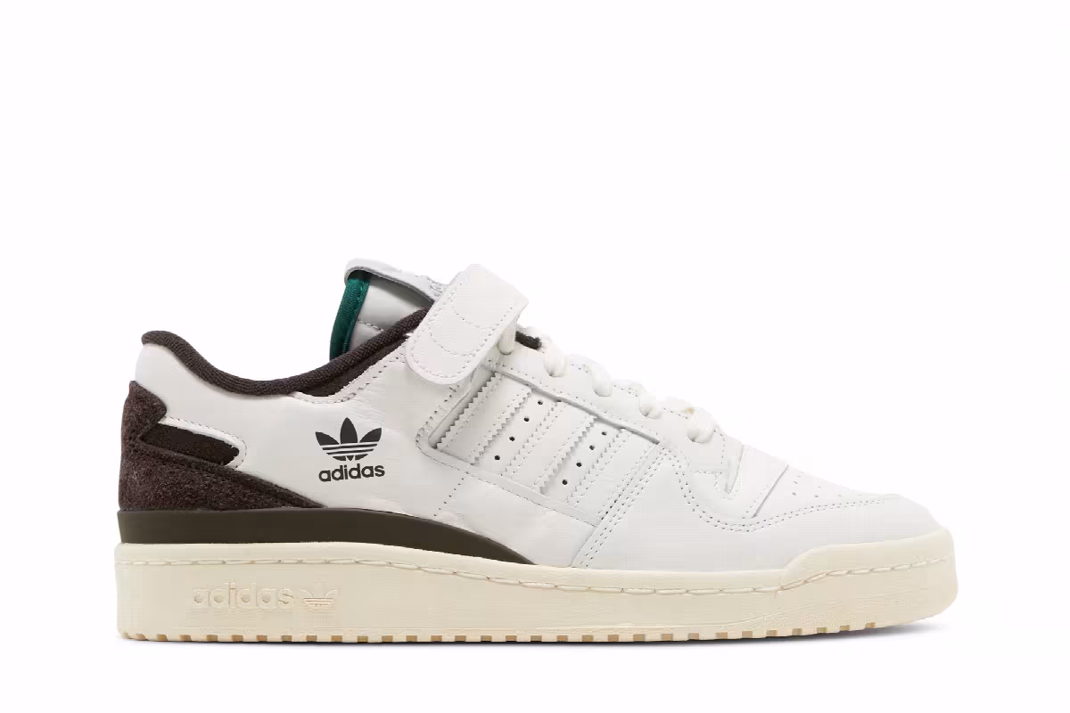 adidas Forum 84 Low Cream White Collegiate Green, view 2