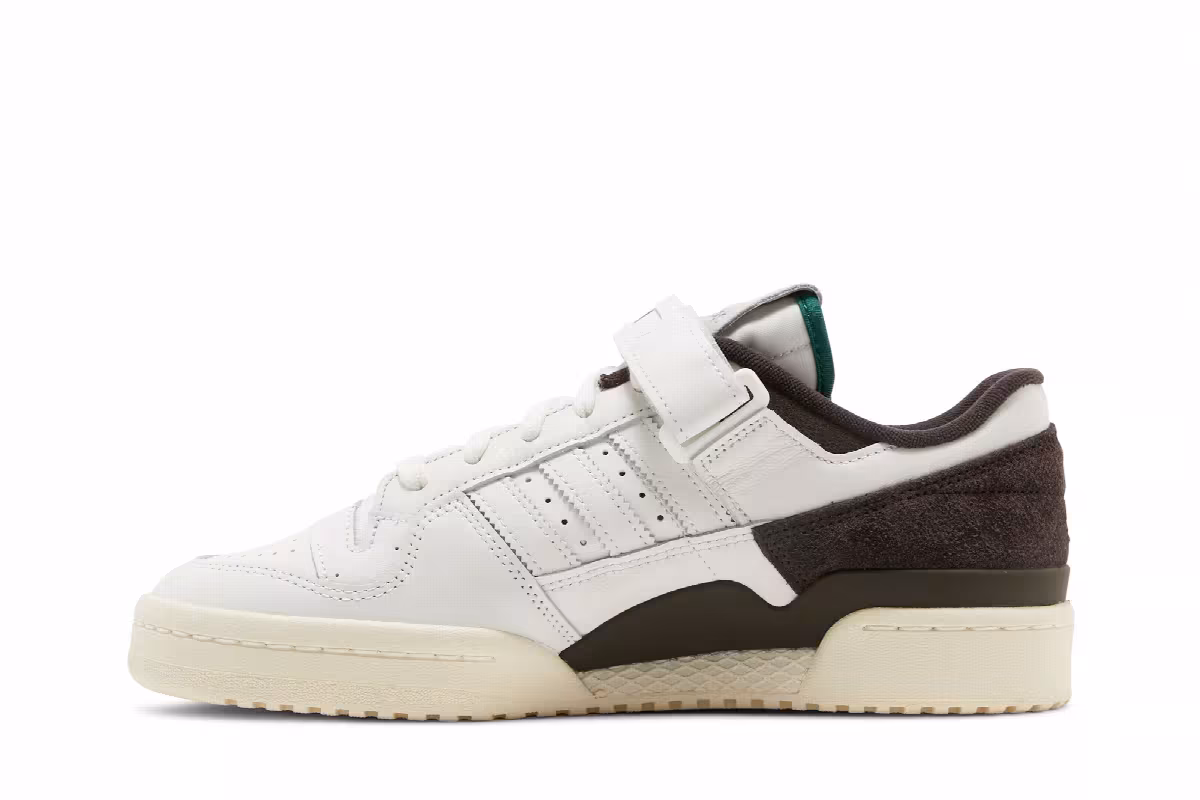adidas Forum 84 Low Cream White Collegiate Green, view 4