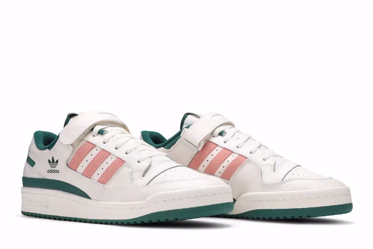 adidas Forum 84 Low Collegiate Green Glow Pink, view 9