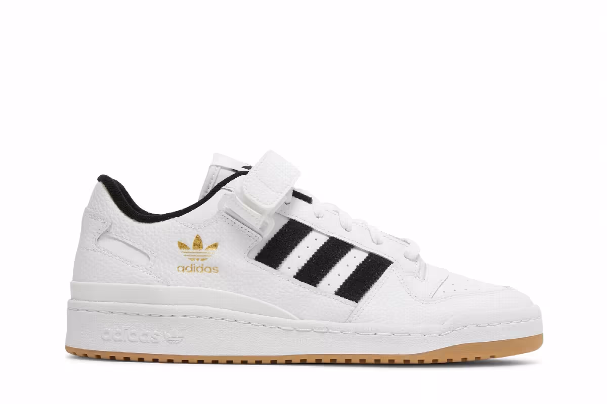 adidas Forum Low White Black, view 2