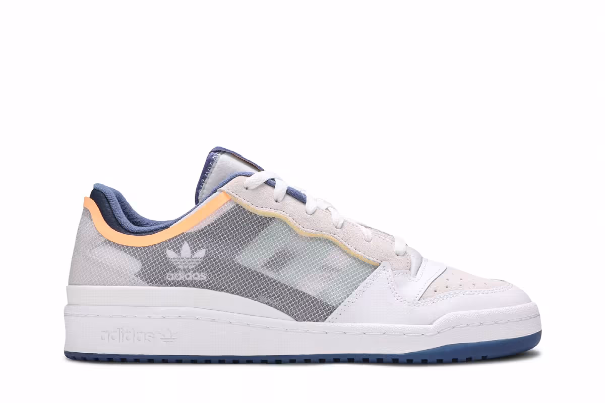 Adidas Forum Low TT White Crew Blue, view 2