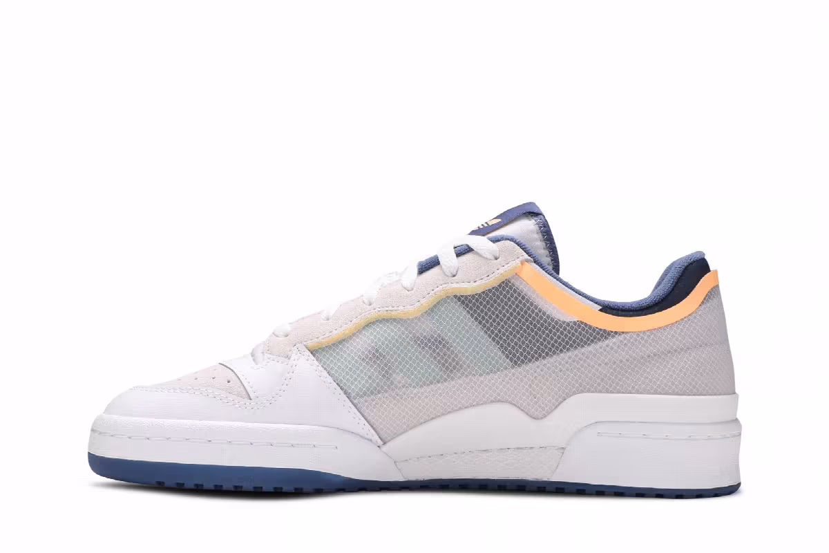 Adidas Forum Low TT White Crew Blue, view 4