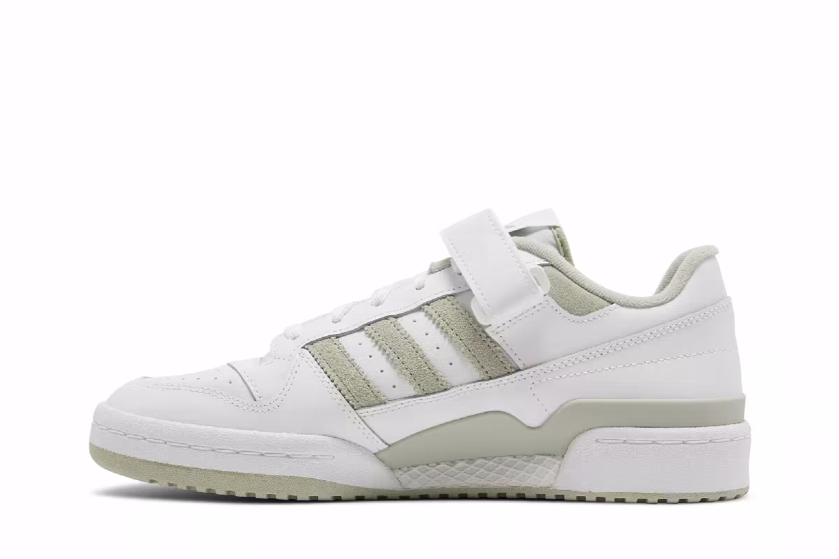 adidas Forum Low White Halo Green, view 4