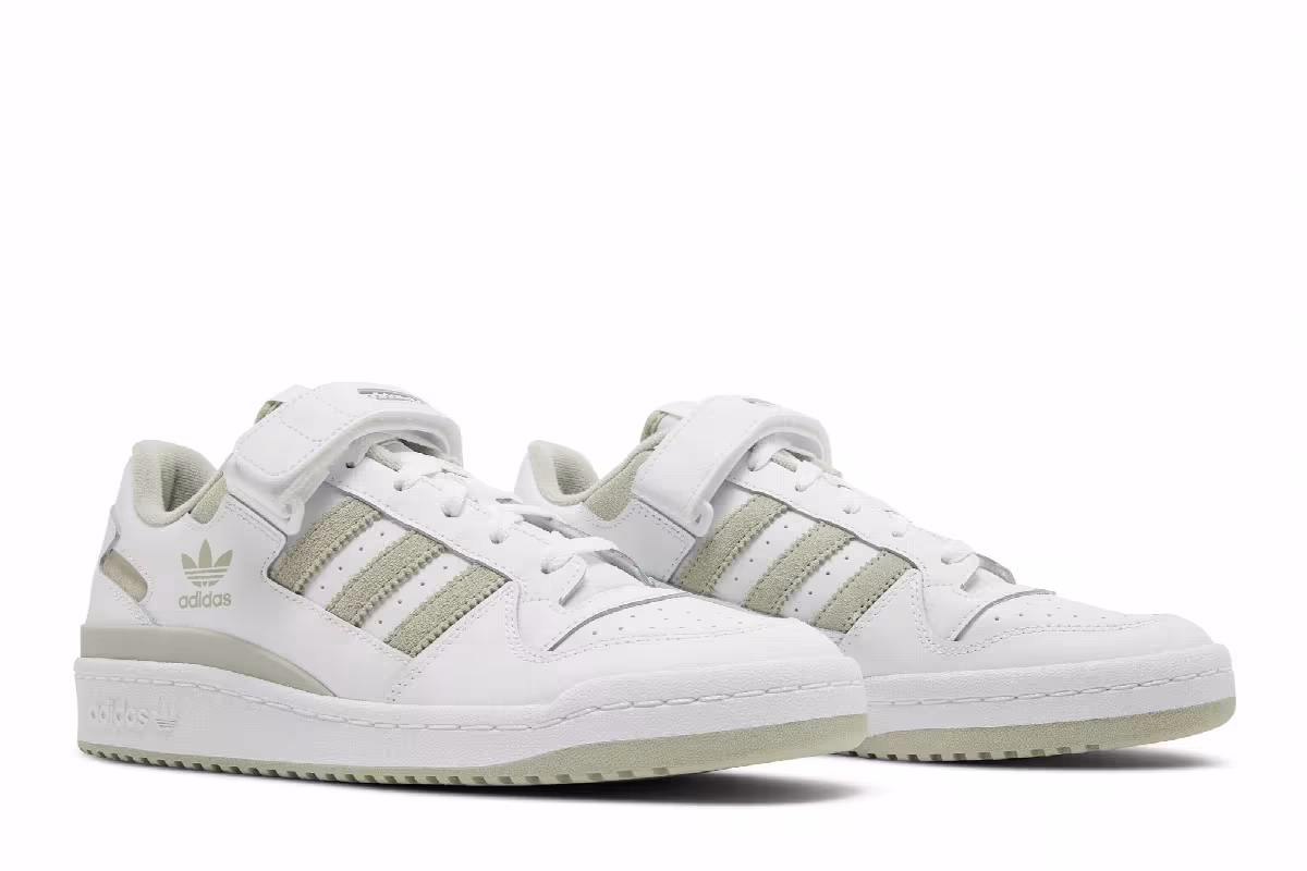 adidas Forum Low White Halo Green, view 9