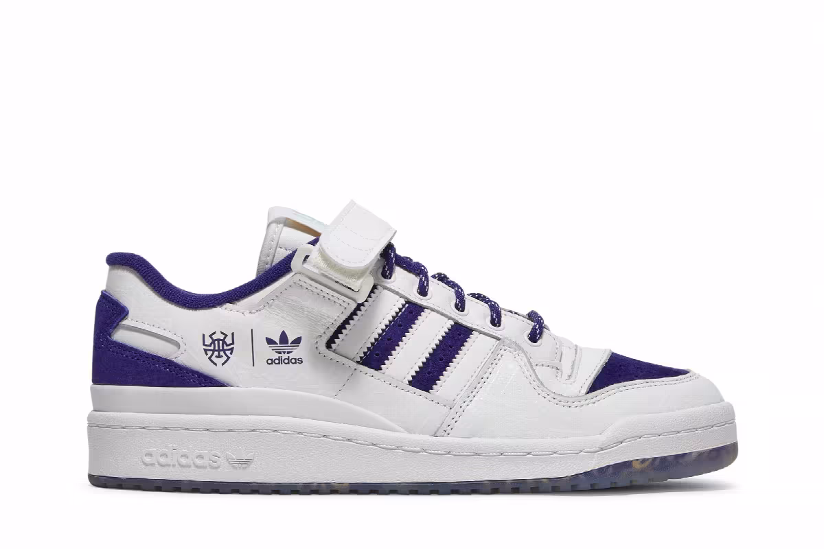 Donovan Mitchell x adidas Forum Low Collegiate Purple, view 2