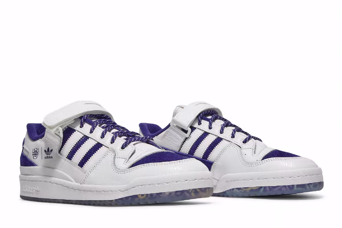 Donovan Mitchell x adidas Forum Low Collegiate Purple, view 9