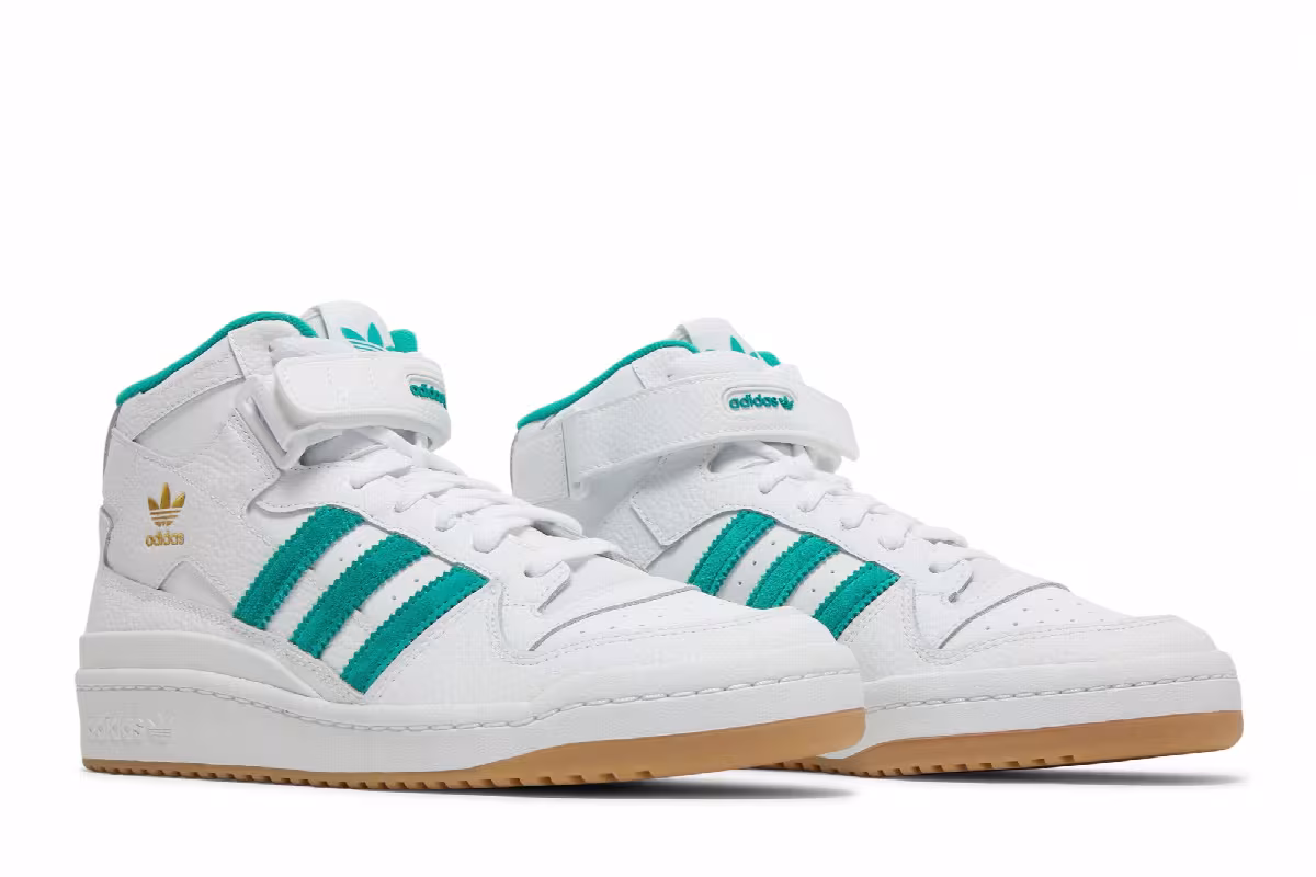 adidas Forum Mid White Teal, view 9