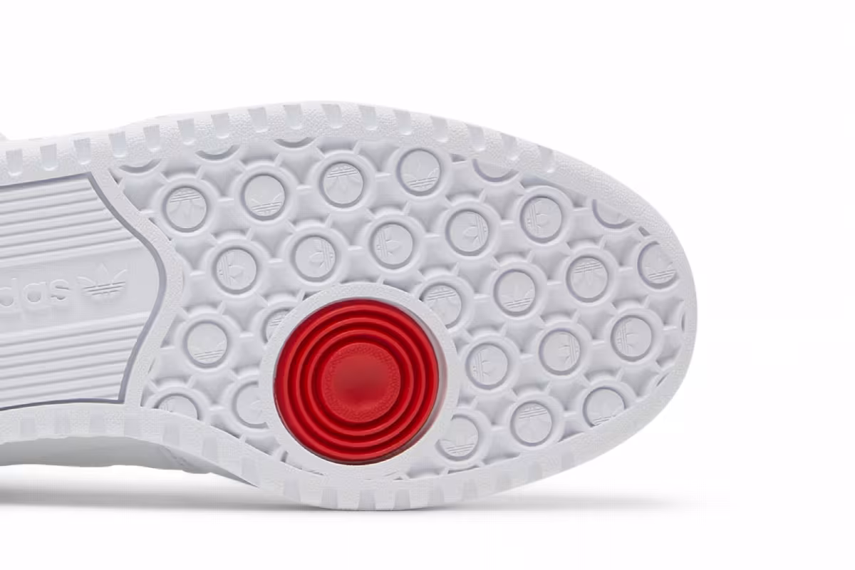 adidas Forum Low Cloud White Red, view 6
