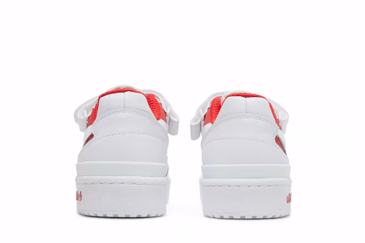 adidas Forum Low Cloud White Red, view 7