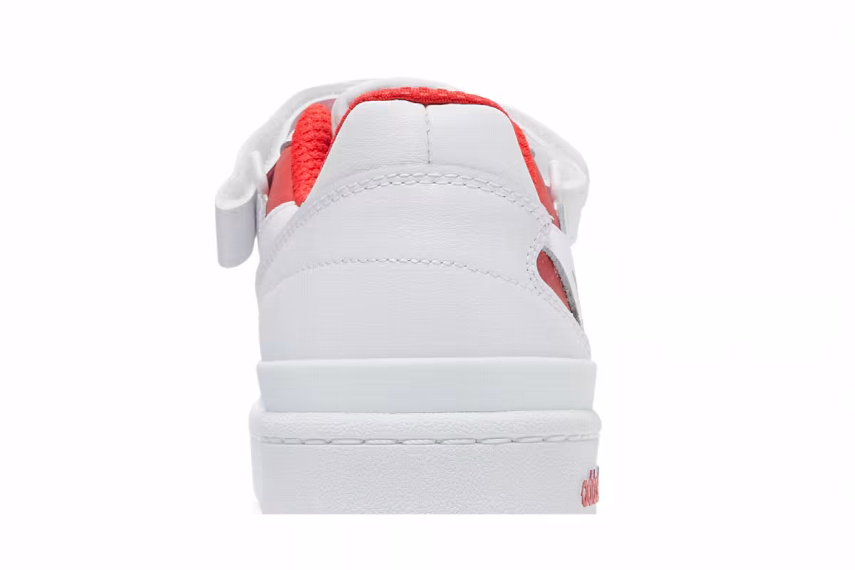 adidas Forum Low Cloud White Red, view 8