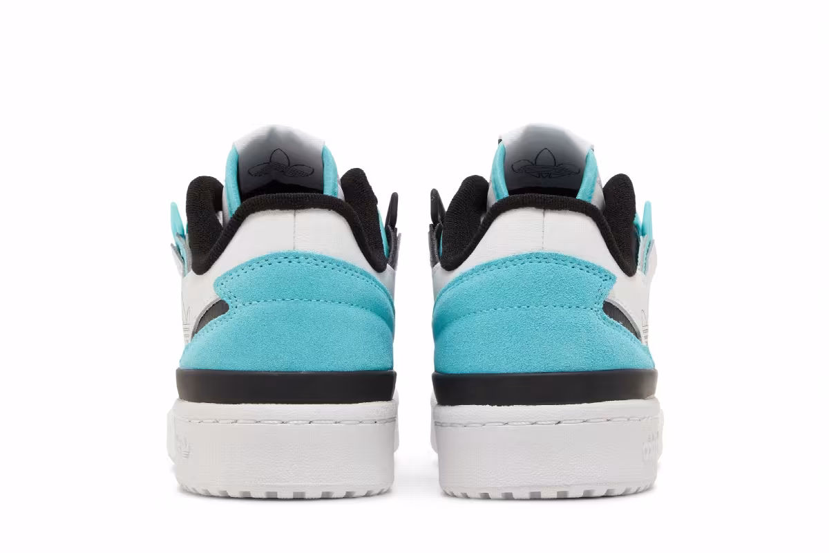 adidas Forum Exhibit Low White Pulse Aqua, view 7