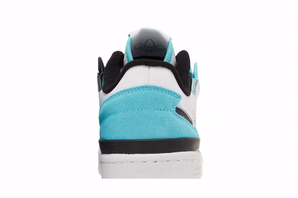 adidas Forum Exhibit Low White Pulse Aqua, view 8
