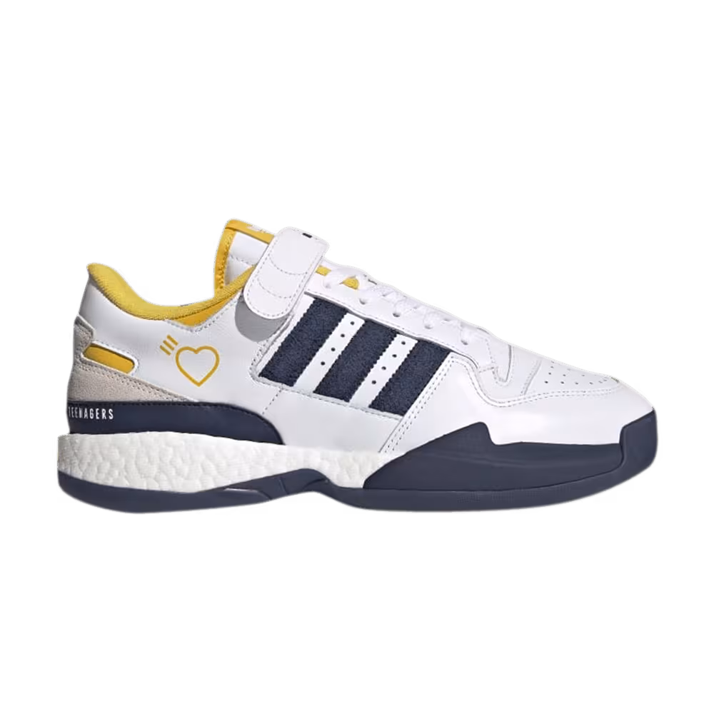 Human Made x adidas Forum Low Hazy Yellow Navy