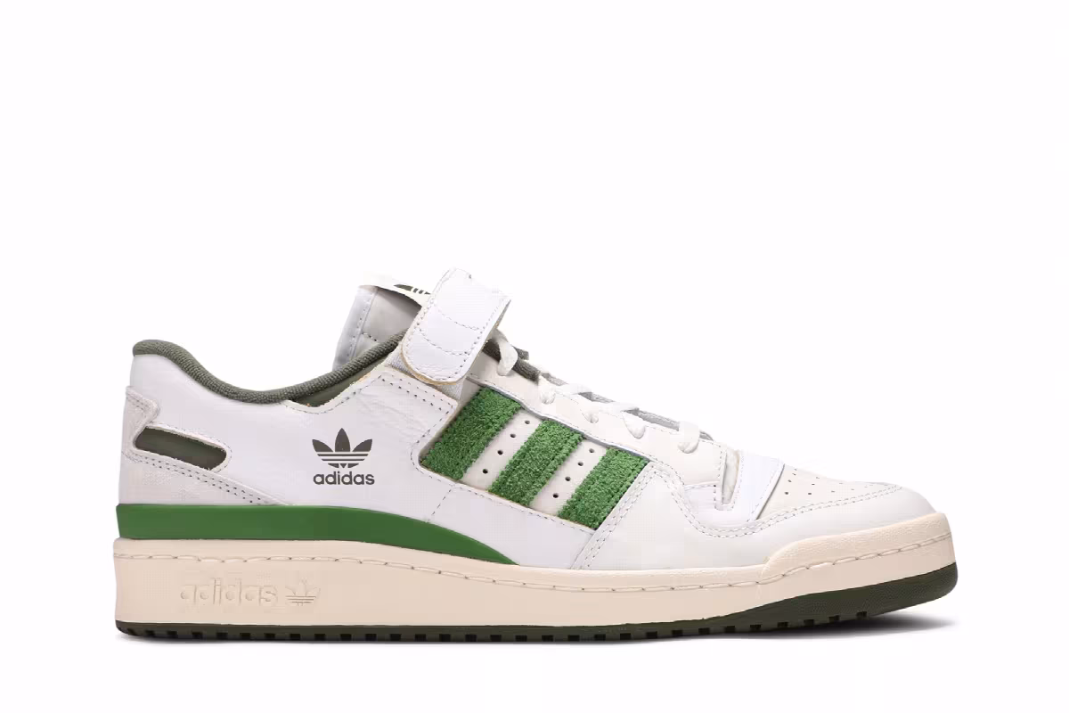 adidas Forum 84 Low White Crew Green, view 2