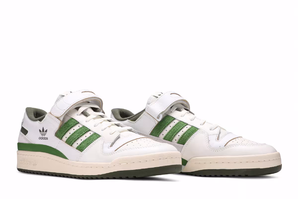 adidas Forum 84 Low White Crew Green, view 9