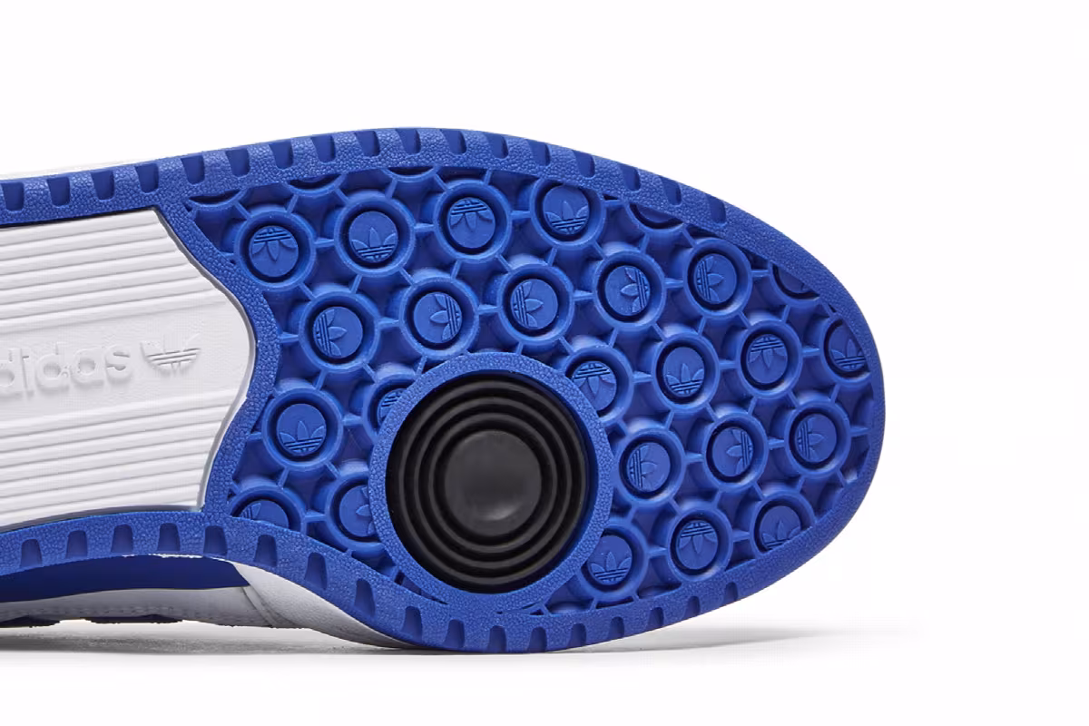 Adidas Forum Mid White Royal Blue, view 6