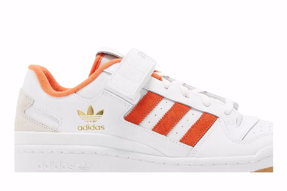 Adidas Forum Low White True Orange, view 3