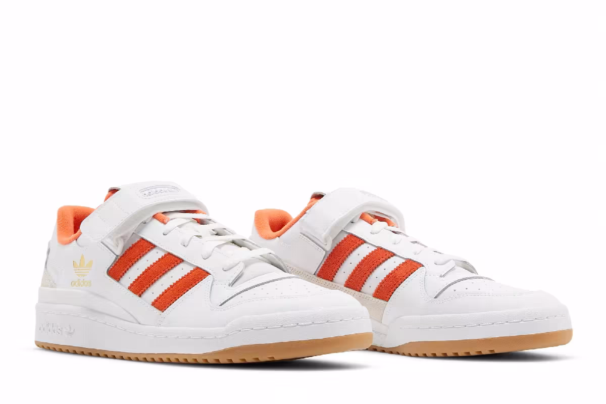 Adidas Forum Low White True Orange, view 9
