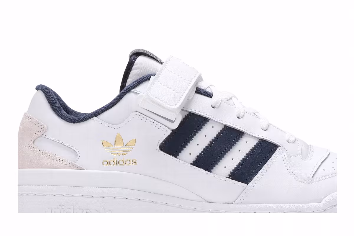 Adidas Forum Low White Crew Navy, view 3