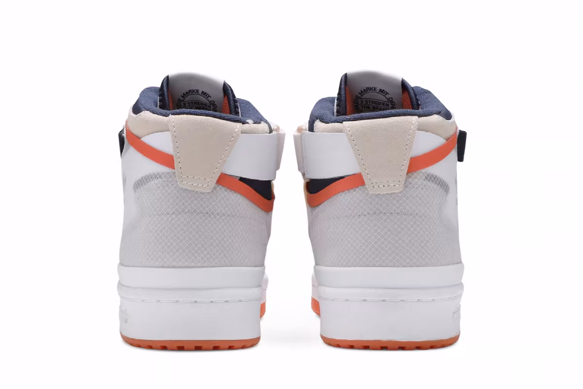 Adidas Forum Mid TT White Acid Orange, view 7