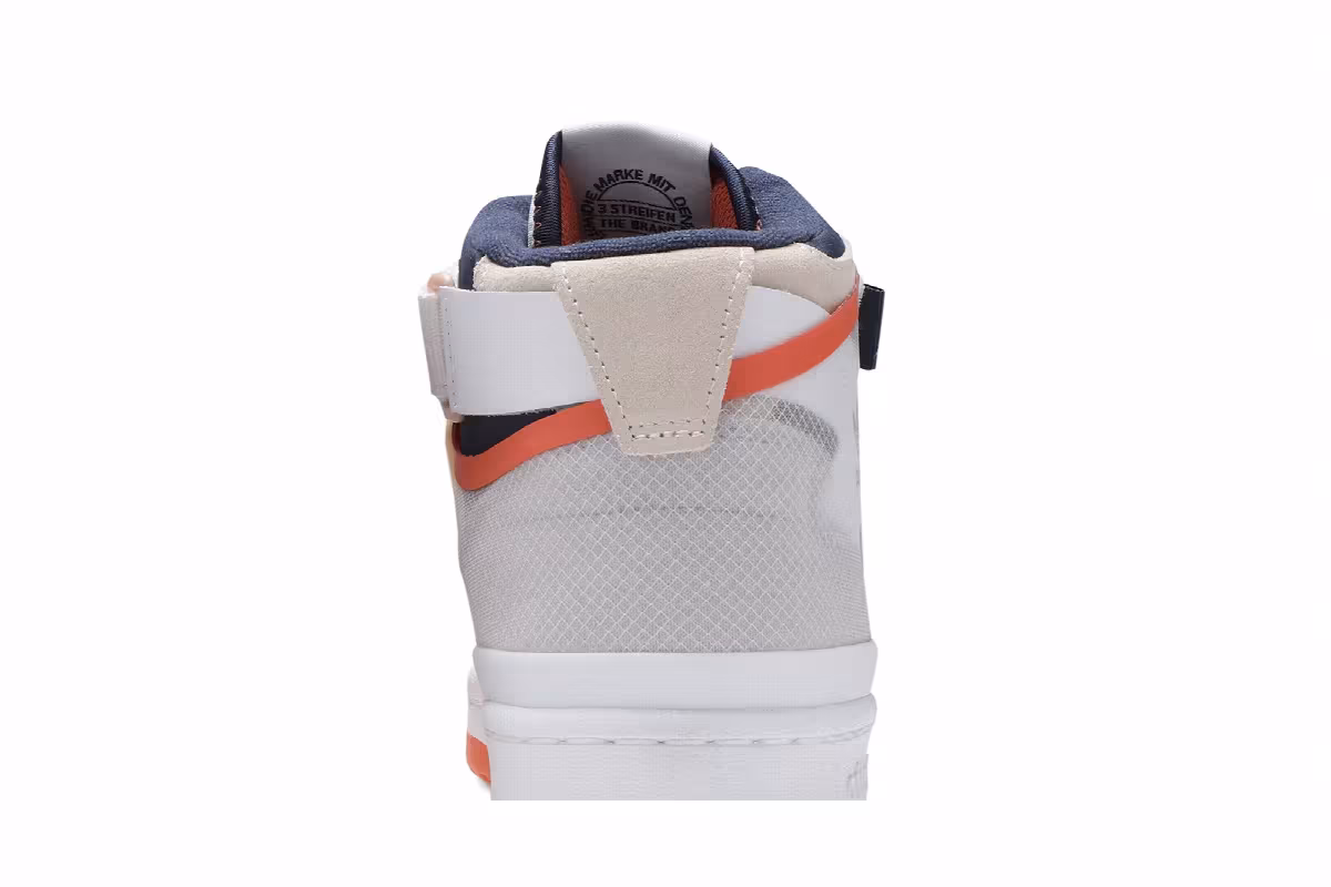Adidas Forum Mid TT White Acid Orange, view 8