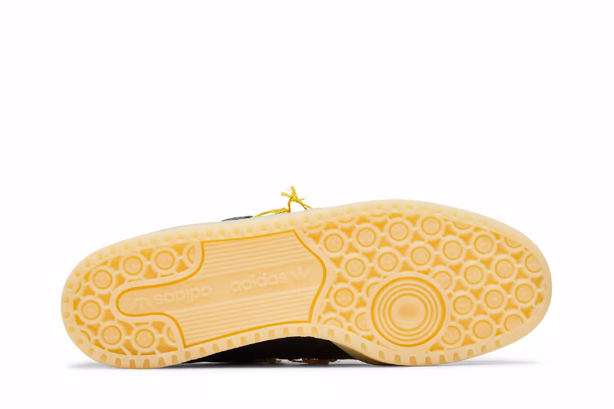 Adidas Forum 84 Low Premium Black Easy Yellow, view 5