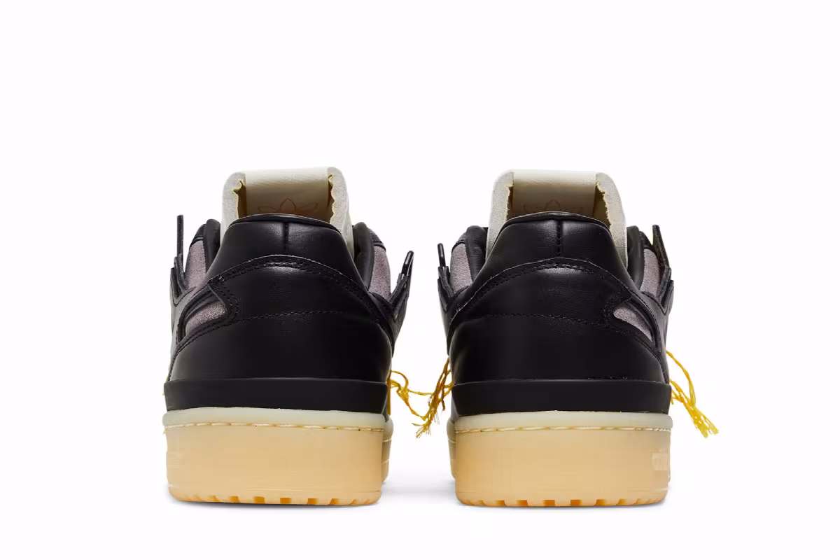 Adidas Forum 84 Low Premium Black Easy Yellow, view 7
