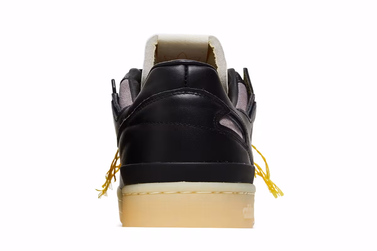 Adidas Forum 84 Low Premium Black Easy Yellow, view 8