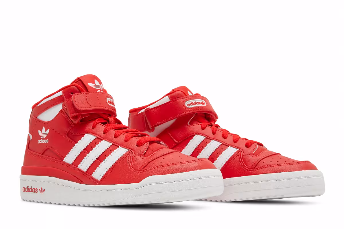 adidas Forum Mid Red, view 9