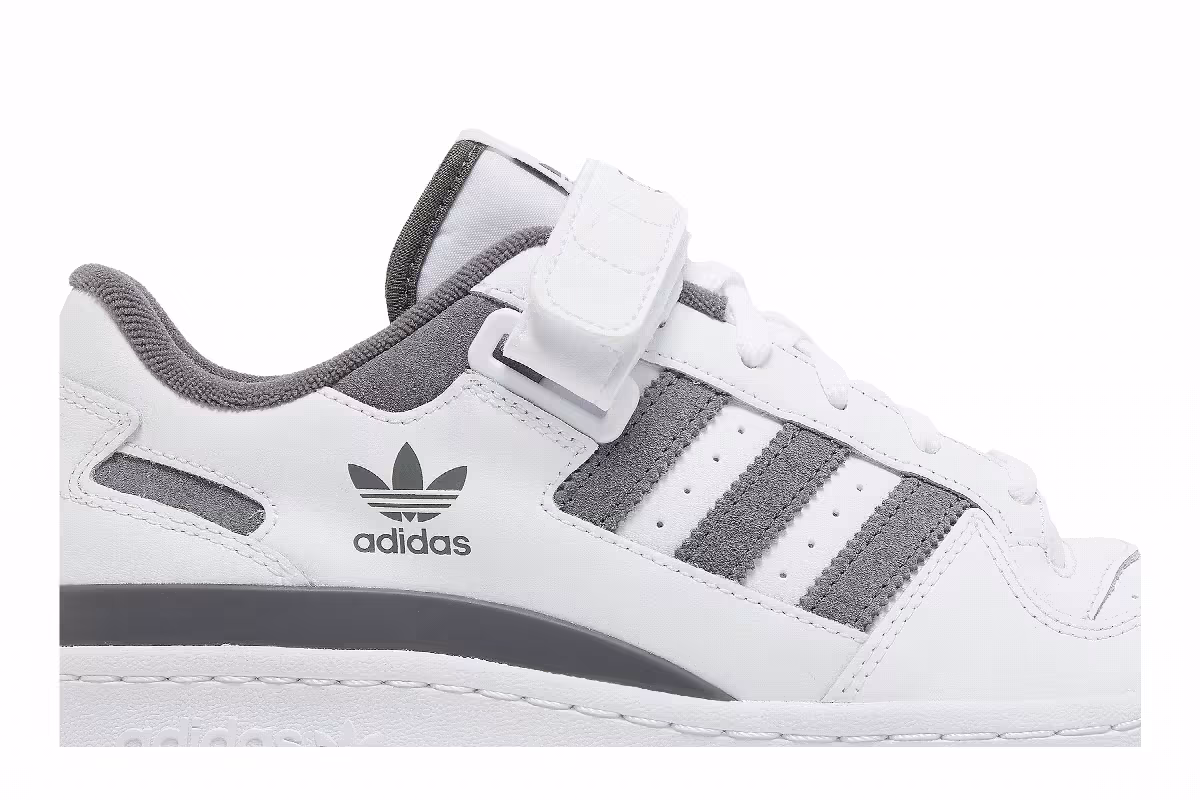 Adidas Forum Low White Grey, view 3