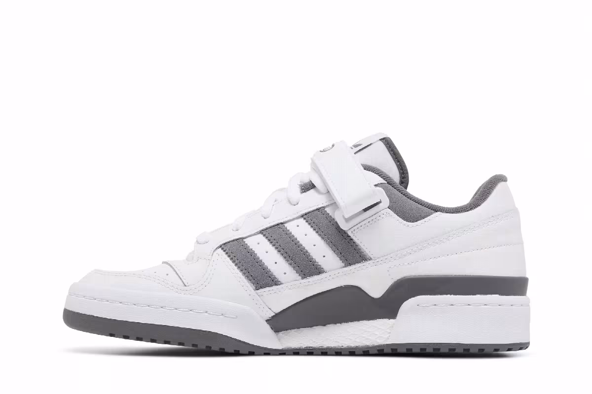 Adidas Forum Low White Grey, view 4