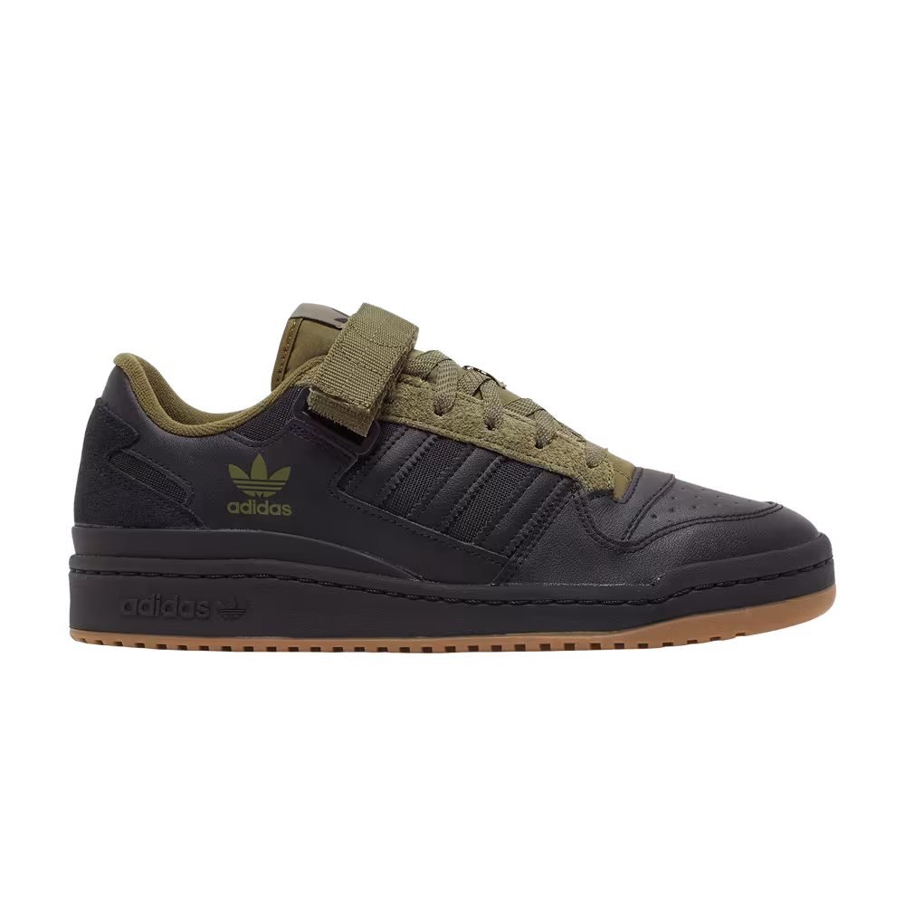 Adidas Forum Low Black Focus Olive