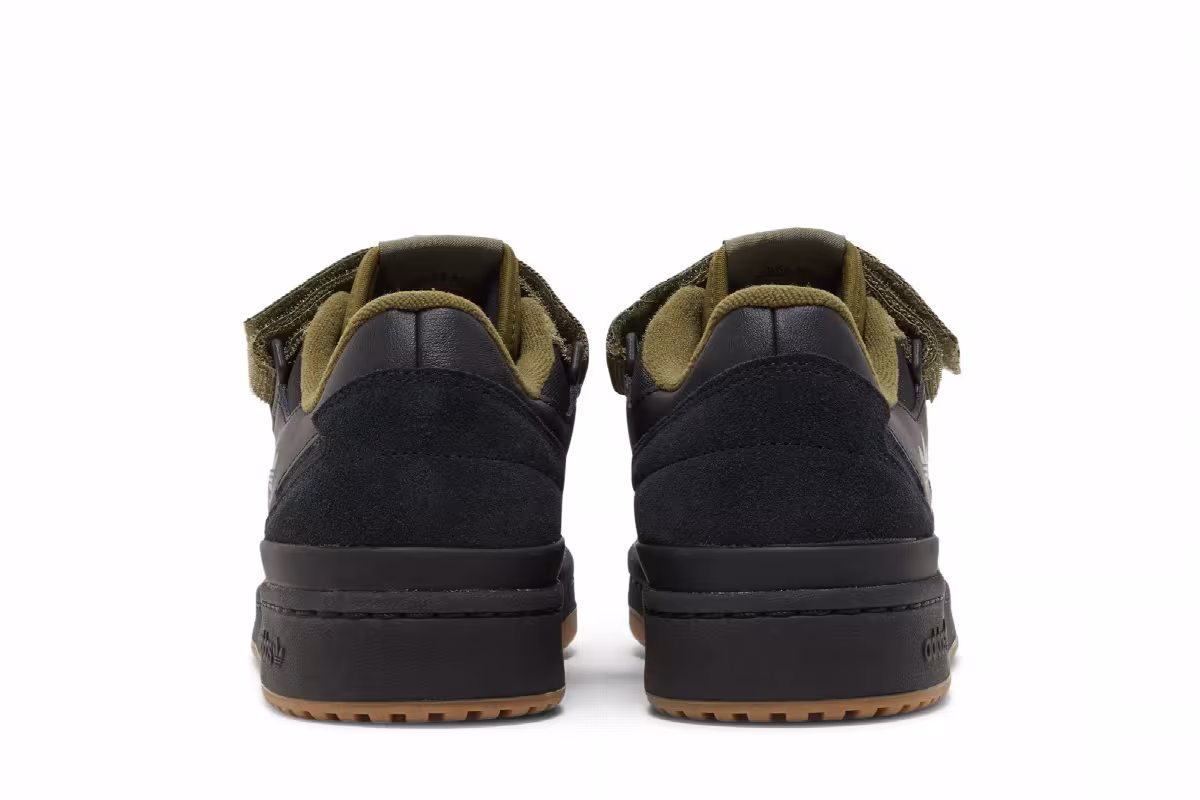 Adidas Forum Low Black Focus Olive, view 7
