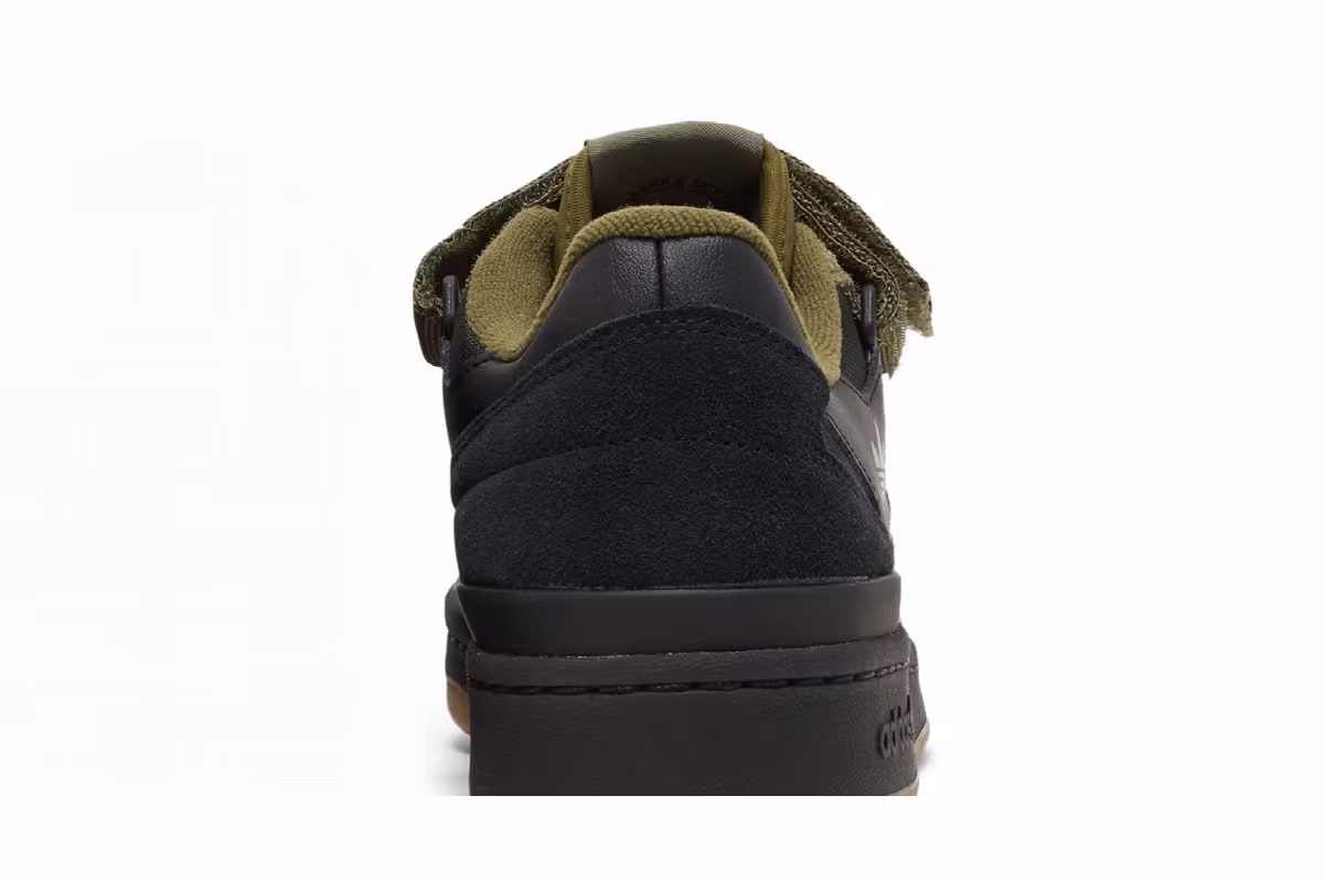 Adidas Forum Low Black Focus Olive, view 8