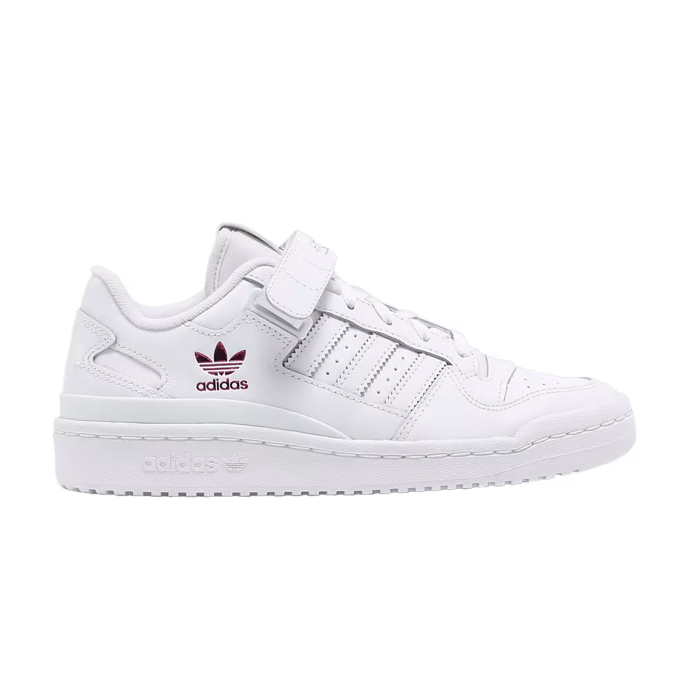 adidas Women's Forum Low White Shock Pink