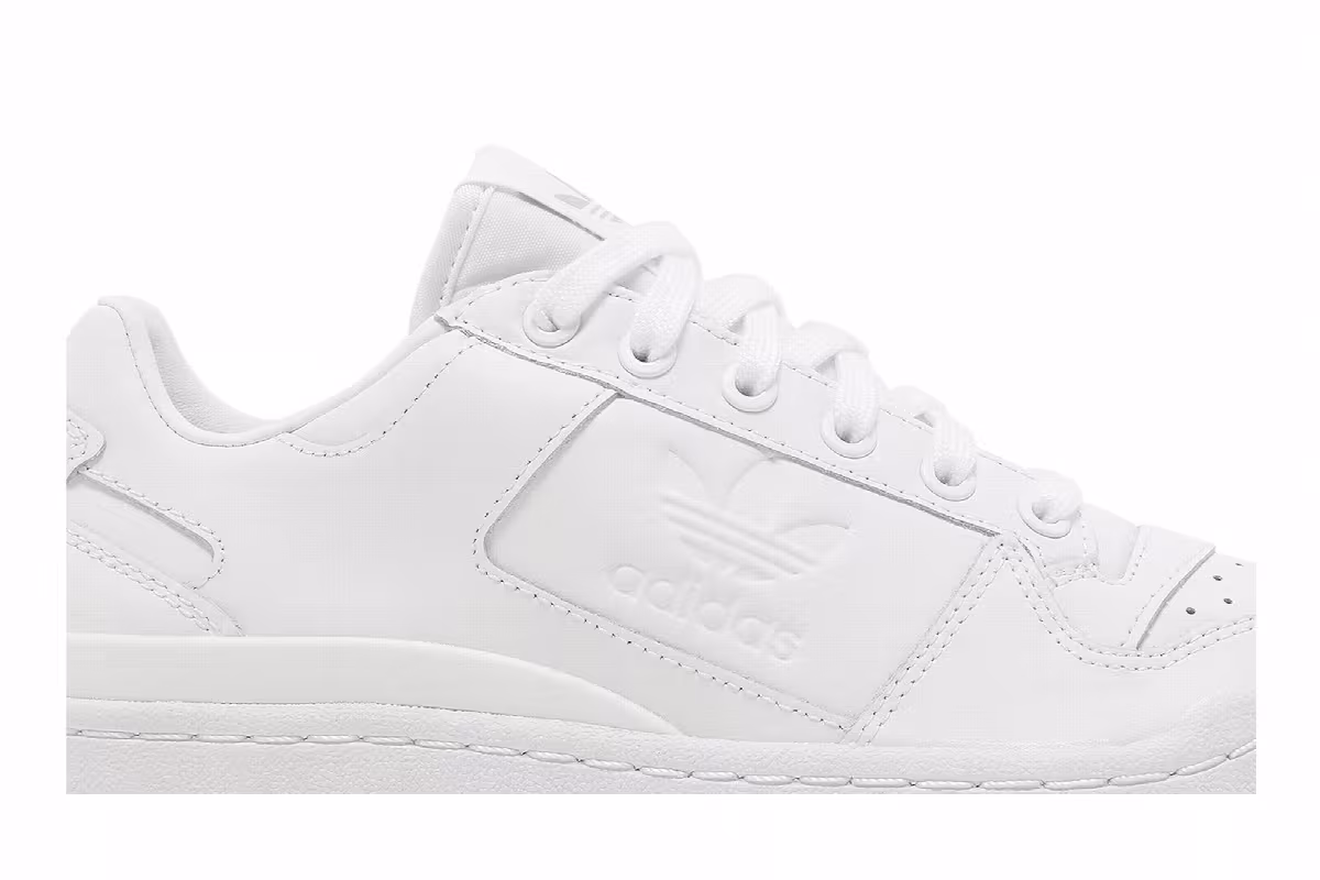 adidas Women's Forum Bold Triple White, view 3