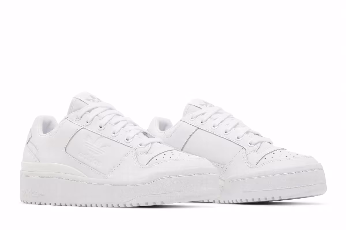 adidas Women's Forum Bold Triple White, view 9