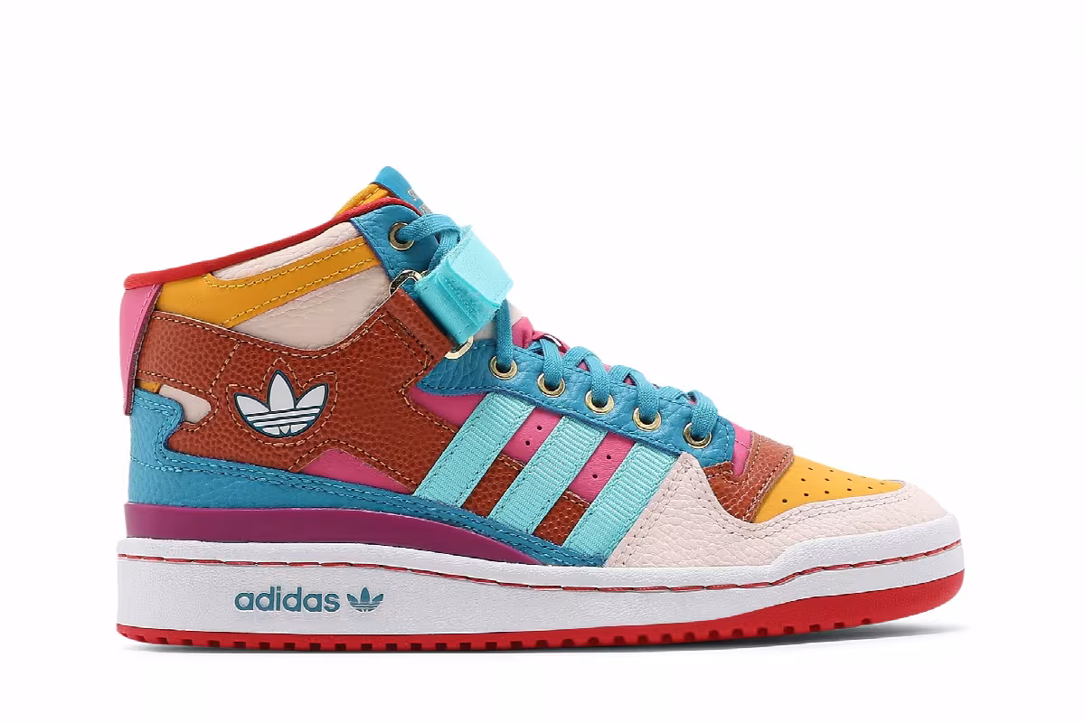 S.E.E.D. x adidas Women's Forum Mid Multi, view 2