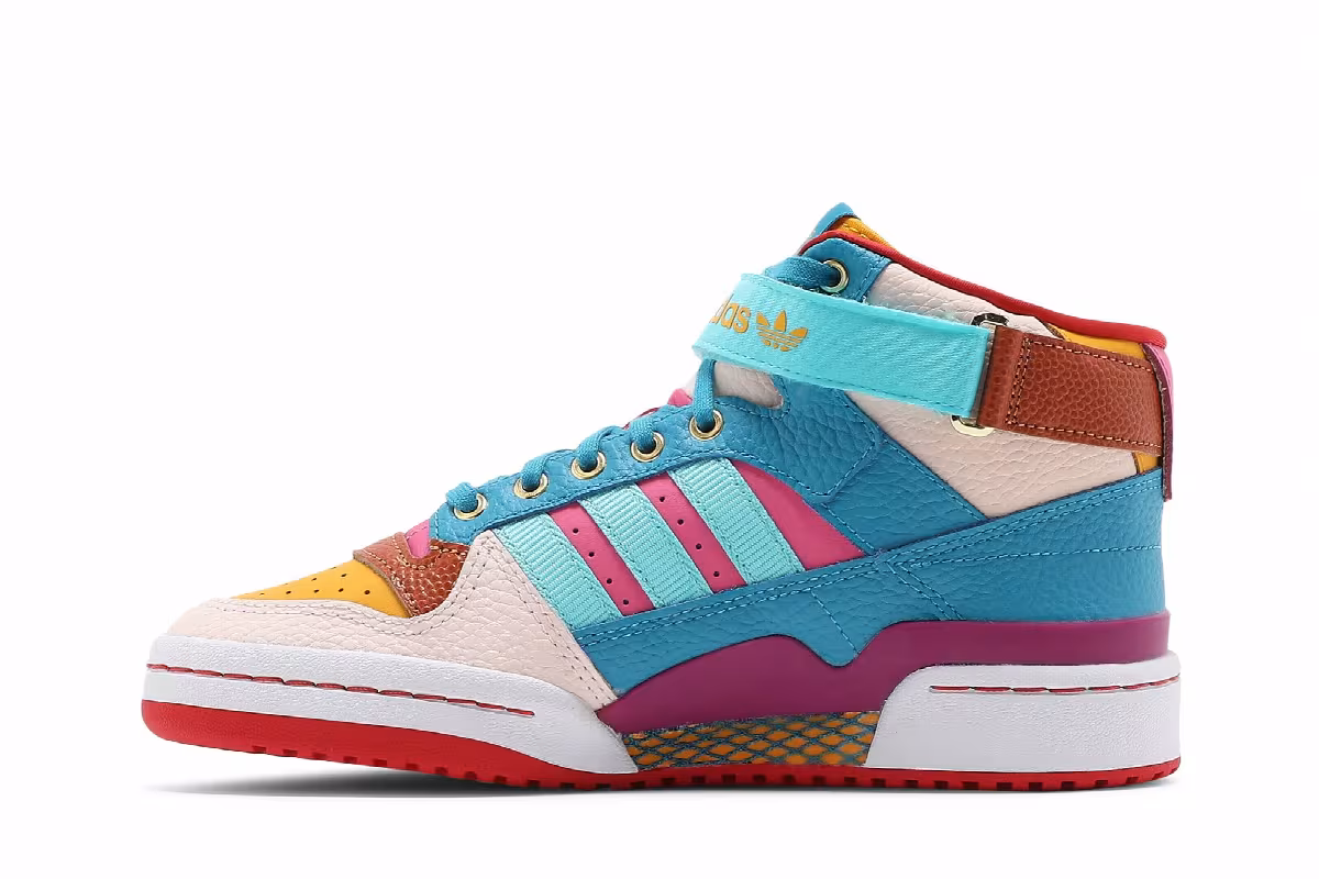 S.E.E.D. x adidas Women's Forum Mid Multi, view 4