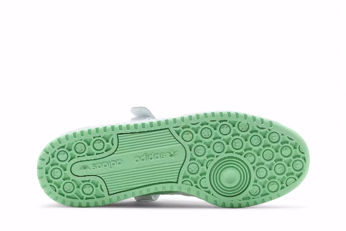 adidas Women's Forum Low White Glory Mint, view 5