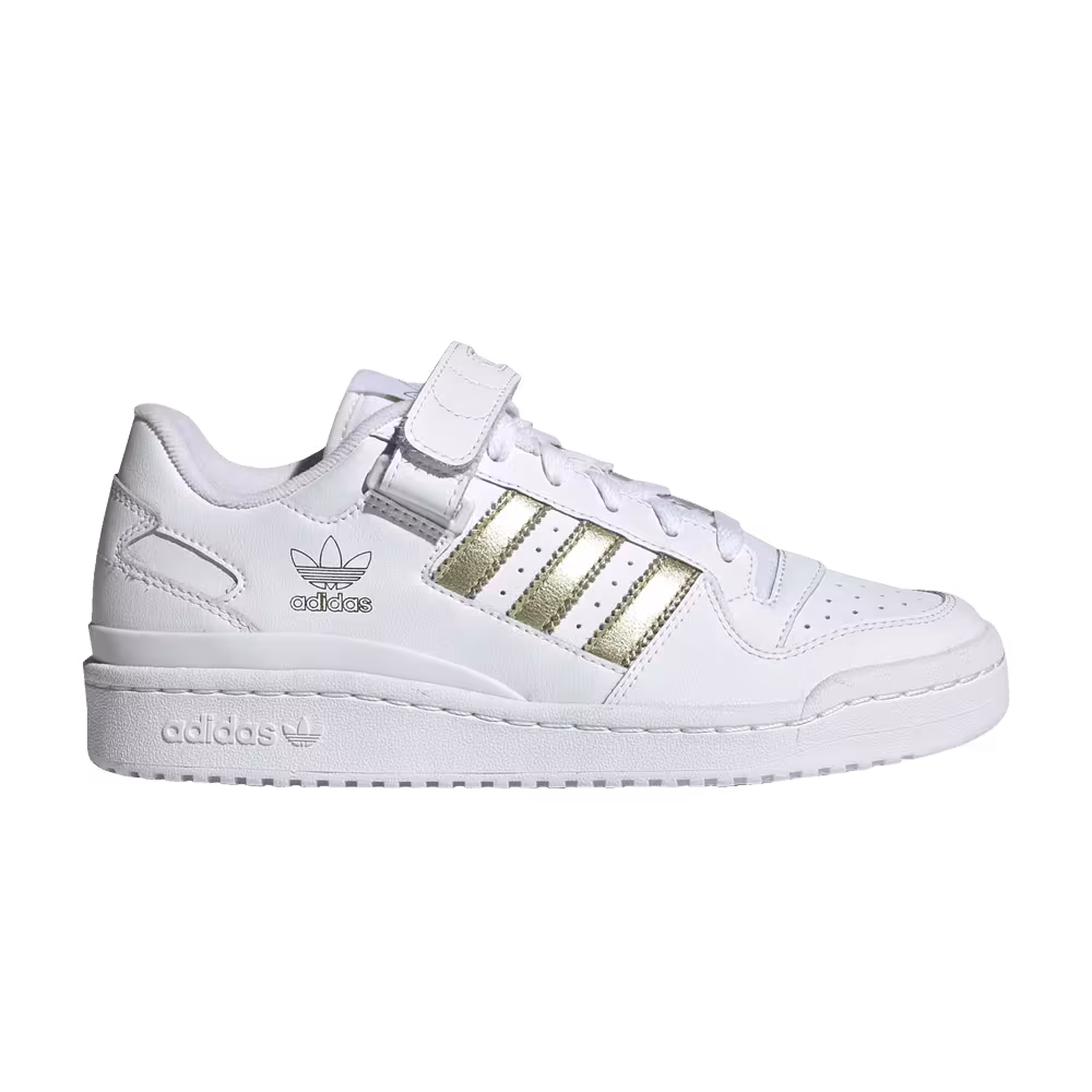 Adidas Women's Forum Low White Gold Metallic