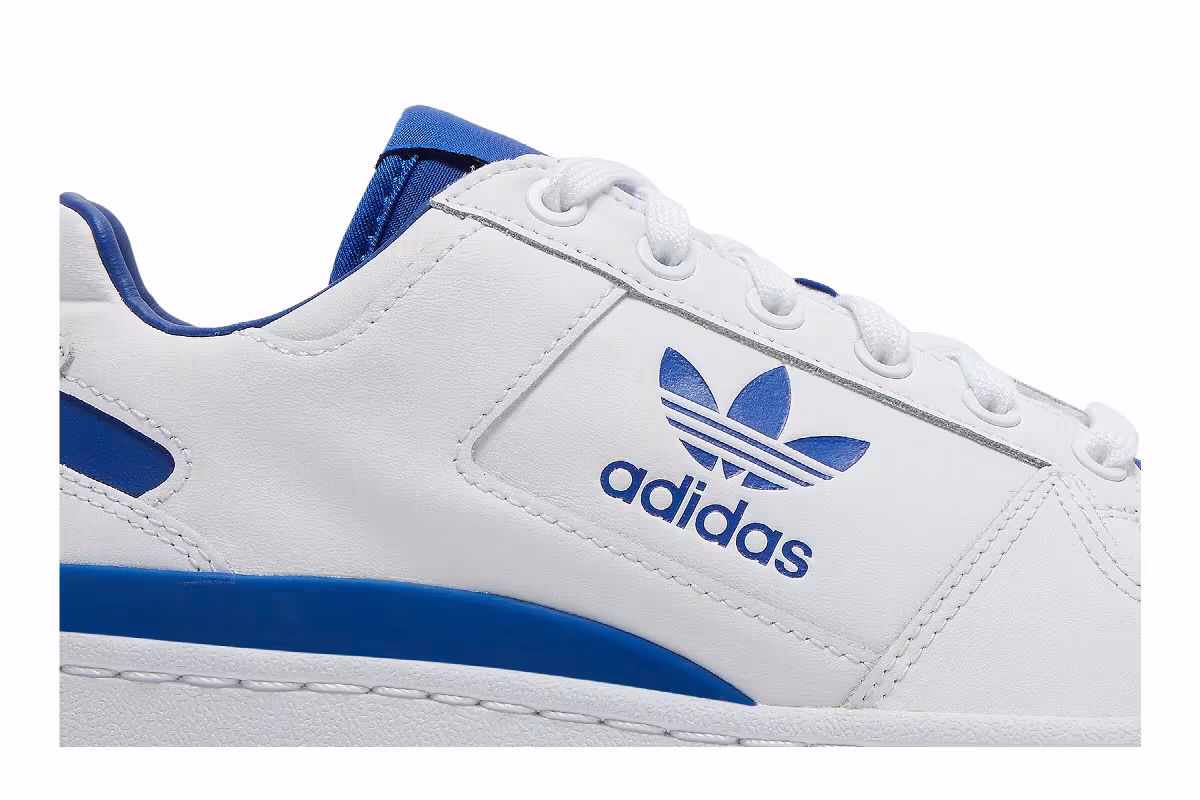 Adidas Women's Forum Bold White Royal Blue, view 3