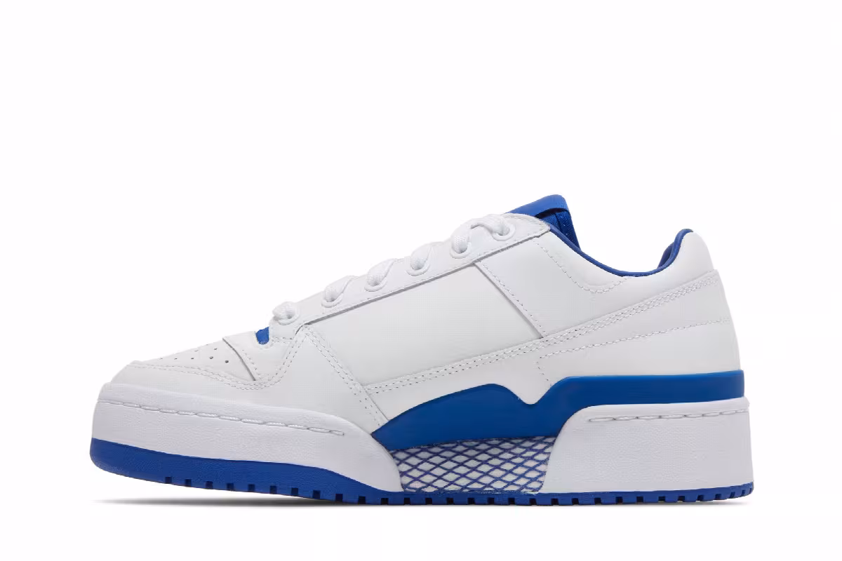 Adidas Women's Forum Bold White Royal Blue, view 4