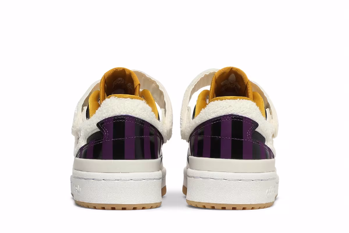 Girls Are Awesome x adidas Women's Forum Low White Purple Beauty, view 7